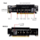 PCIe X16 to X8+X4+X4 Split Expansion Adapter Card 5