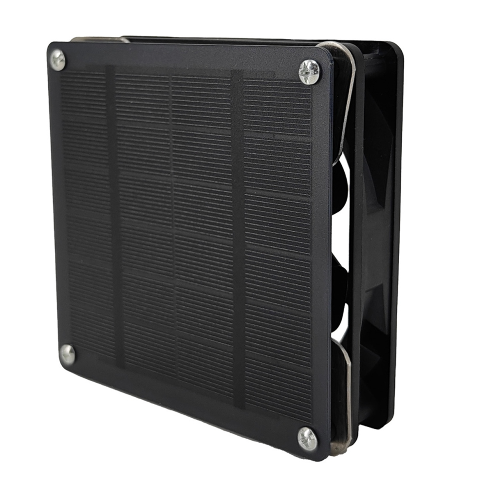 Mini Ventilador De ExtraccióN PortáTil Con Panel Solar Integrado Para Exteriores, 3 W, 6 V-image