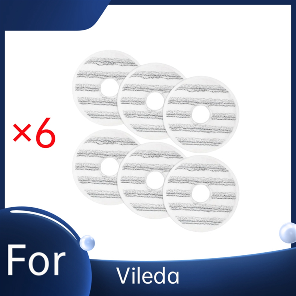 Per Vileda Clean Spin Mop Head Ricariche Lavabili Testa Mop Grigio