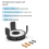 for Alexa Echo Dot 3rd Gen Indoor Speaker Enclosure Bracket Black A 4