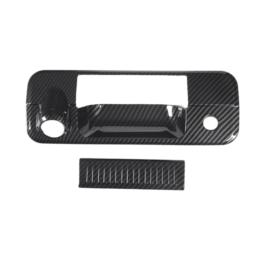 Car Tailgate Handle Cover For Toyota Tundra 2007-2013, Carbon Fiber 4853809343771