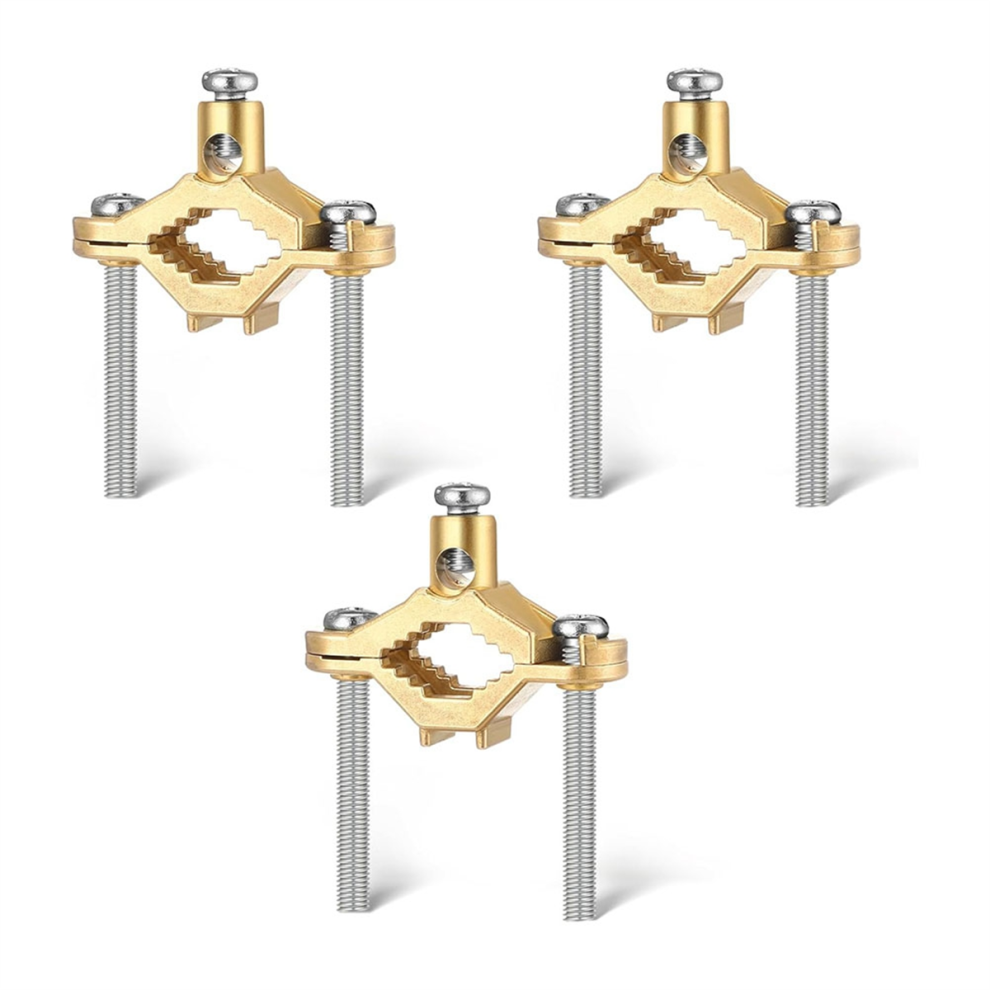 3 Pcs Ground Clamp 1/2-1 Conduit Fitting, Wire Clamp Conduit Fitting 4853809341210