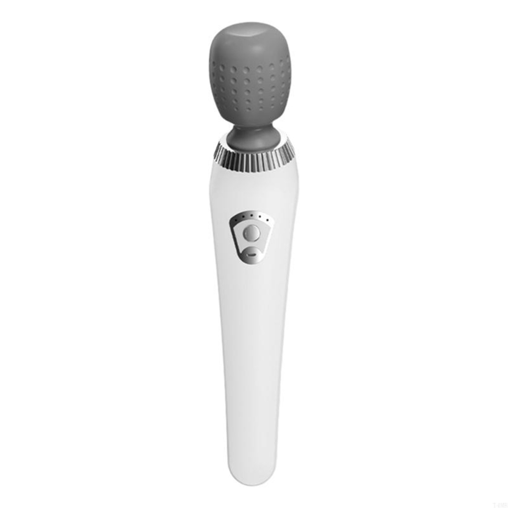 Markenlos White Portable Handheld Massager Usb Rechargeable Multifunctional Full A