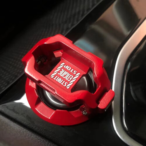 Car Start Stop Button Decor Car Engine Push Start Switch Button Cover 2