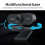 Webcam 1080p Mini telecamera Telecamera per PC Laptop Videoregistratore 7