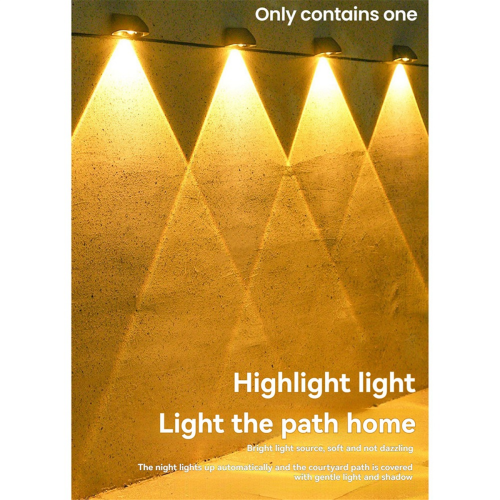 Outdoor Waterproof Solar Wall Light Courtyard Garden Decorative Light 2