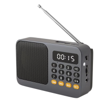 Ραδιόφωνο FM DAB Φορητό Μικρό Επαναφορτιζόμενο Α έκτακτης ανάγκης