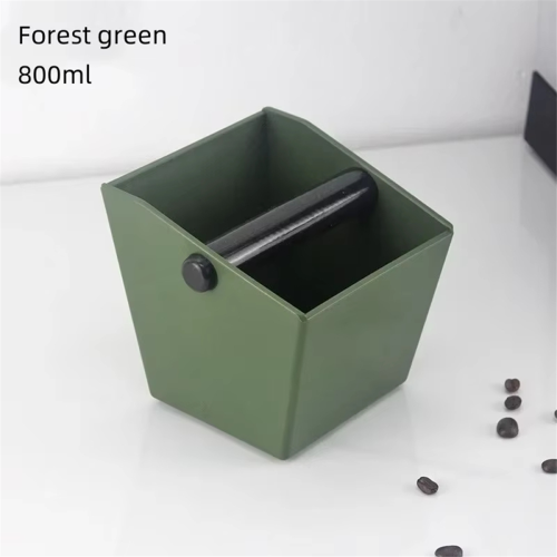800ml Espresso Coffee Knock Box,Removable Bar A 1