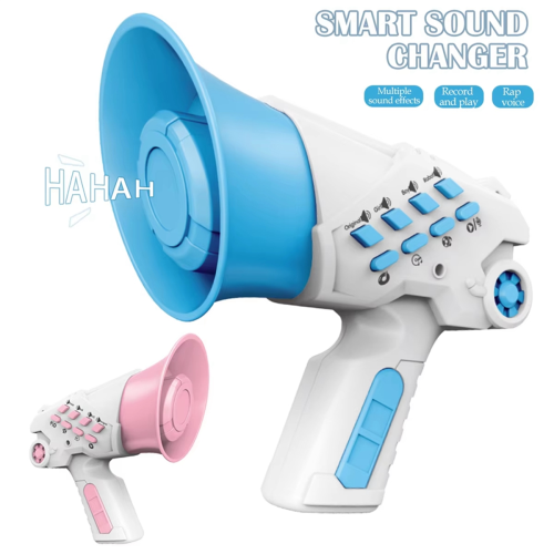 Φορητό ηχείο μεγάφωνο σειρήνα Bullhorn Toys, ροζ 1