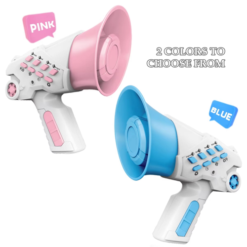 Φορητό ηχείο μεγάφωνο σειρήνα Bullhorn Toys, ροζ 2