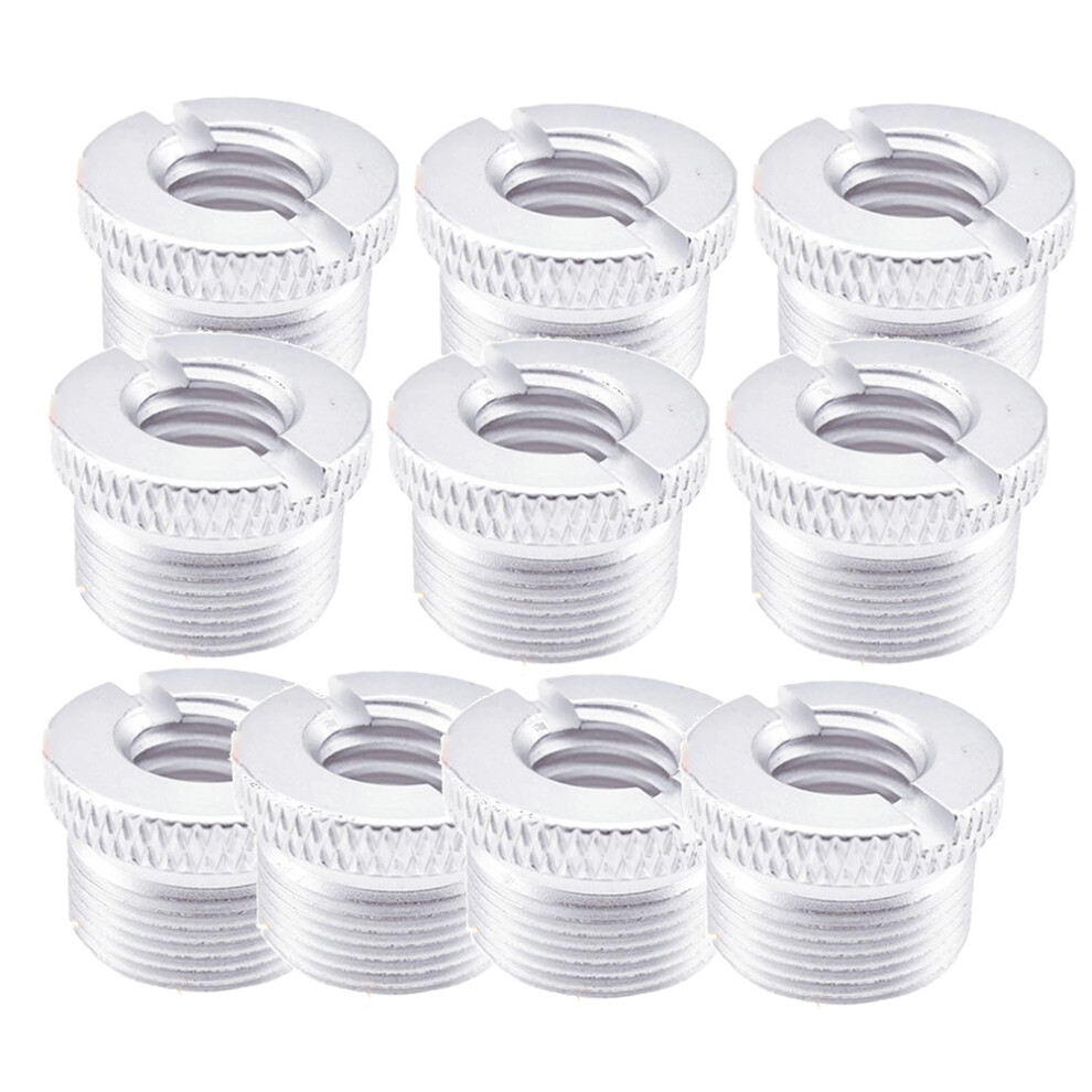 10Pcs Microphone Screw Adapter 3/8In To 5/8In Male Mic Thread 4853809361959