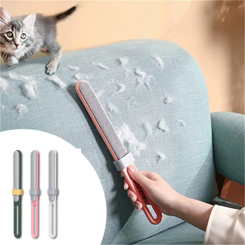 Reusable Pet Hair Remover Roller, Pet Fur Cleaning Tool White 1