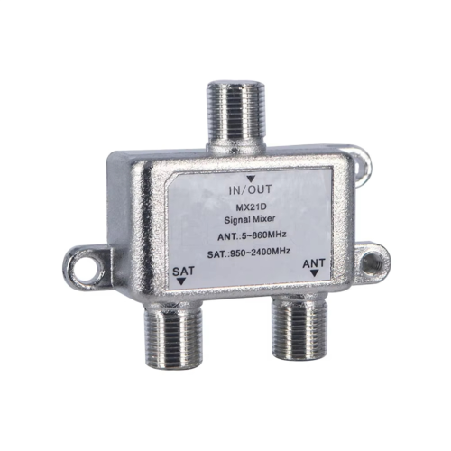 Divisor de señal de cable de antena de TV de 2 vías 1