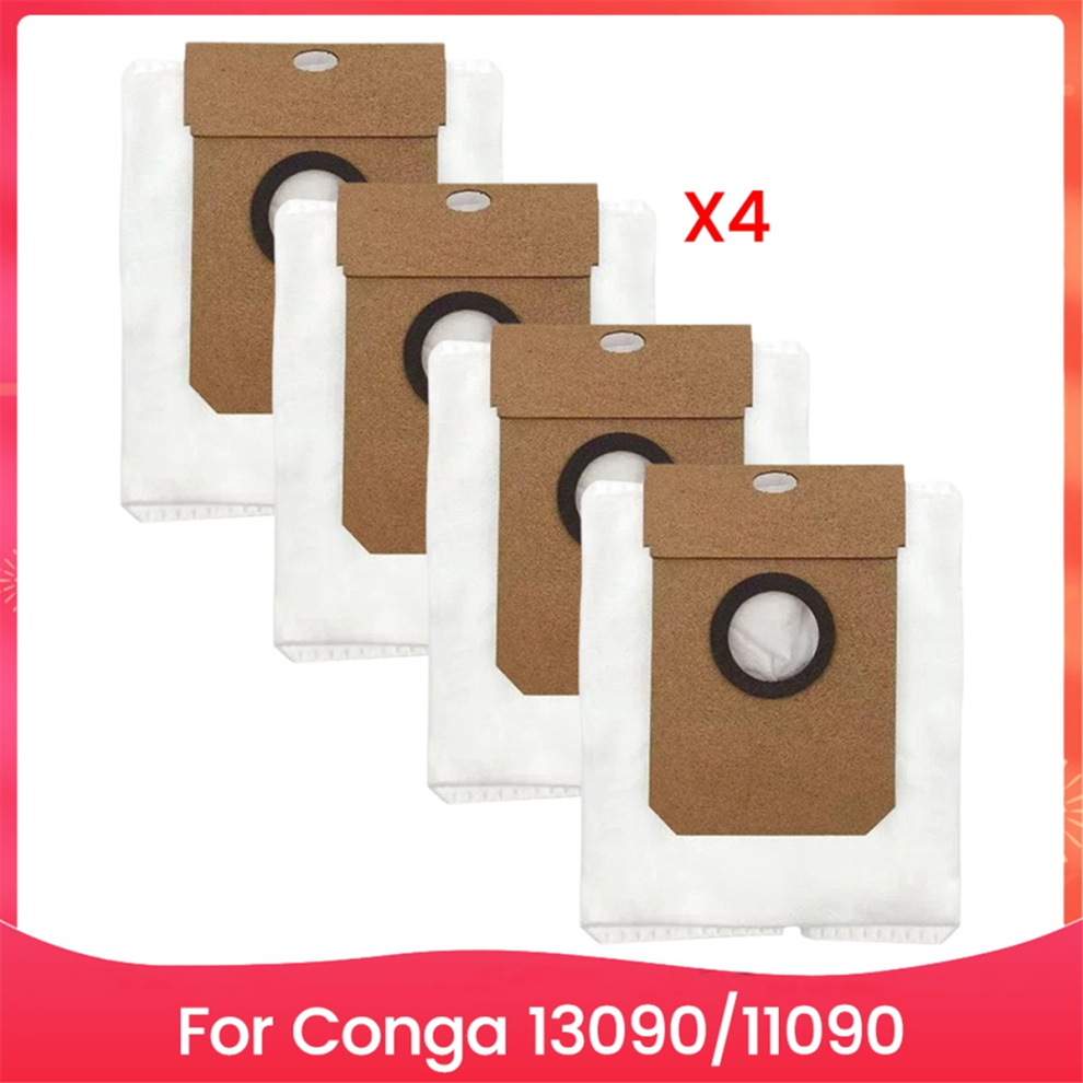 Sacchetto Per Aspirapolvere Adatto Per Conga 13090 Per Conga 11090 Ricambi 4 Pezzi