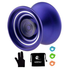 Responsieve Metalen YOYO Professionele Yoyo K7 voor Beginners Kinderen met 3 Snaren Cadeaus+Tas+Handschoen