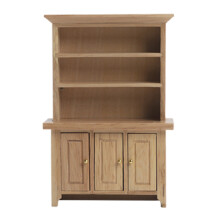 1/12 Schaal Poppenhuis Three-Deur Verticale Kast Miniatuur Showcase voor Meubels Decor Accessoires