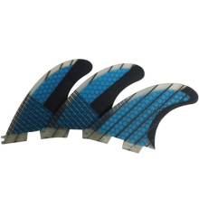 G5 Surf Fins Driedelig Surfboard Accessoire Honingraat Roer voor FCS2 Base Blauw