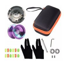 Yoyo Aluminiumlegering Responsieve Niet-Reagerende -Set met 10 Snaren en 2 Handschoencadeaus