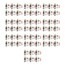 Balenie 6 ks tienených RJ45 Cat 8 bez použitia náradia, koncovka Cat8, zástrčka Cat8