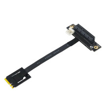 Prevodný kábel 270 stupňov M.2 NGFF Dual Key AE na PCI-E 4X