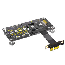 Predlžovací kábel 3 v 1 M.2 (NGFF) NVME M-key SSD na PCIE 1X (5 cm)