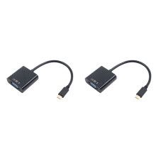 Adaptérový kábel USB-C, USB 3.1 typu C, VGA samec-samica