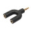 Adaptér typu U s dvojitým 3,5 mm konektorom pre slúchadlá pre Android 4