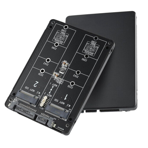 Adaptér NGFF B Key/Key M.2 na 2,5-palcový SATA III