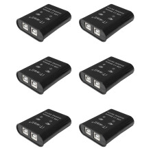 Tlačiareň s USB 2 v 1 výstupom, 2-portový manuálny KVM prevodník, čierna