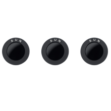 1,25 palca čierny solárny filter optického skla šošovky M28X0,6