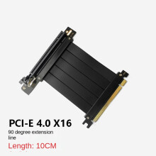 Predlžovací kábel PCI-E 4.0 16X pre grafickú kartu, 90 stupňov, 10 cm