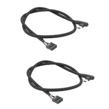 2 ks USB 9pinový kábel typu C pre lepšiu stabilitu a rýchlosť 60 cm