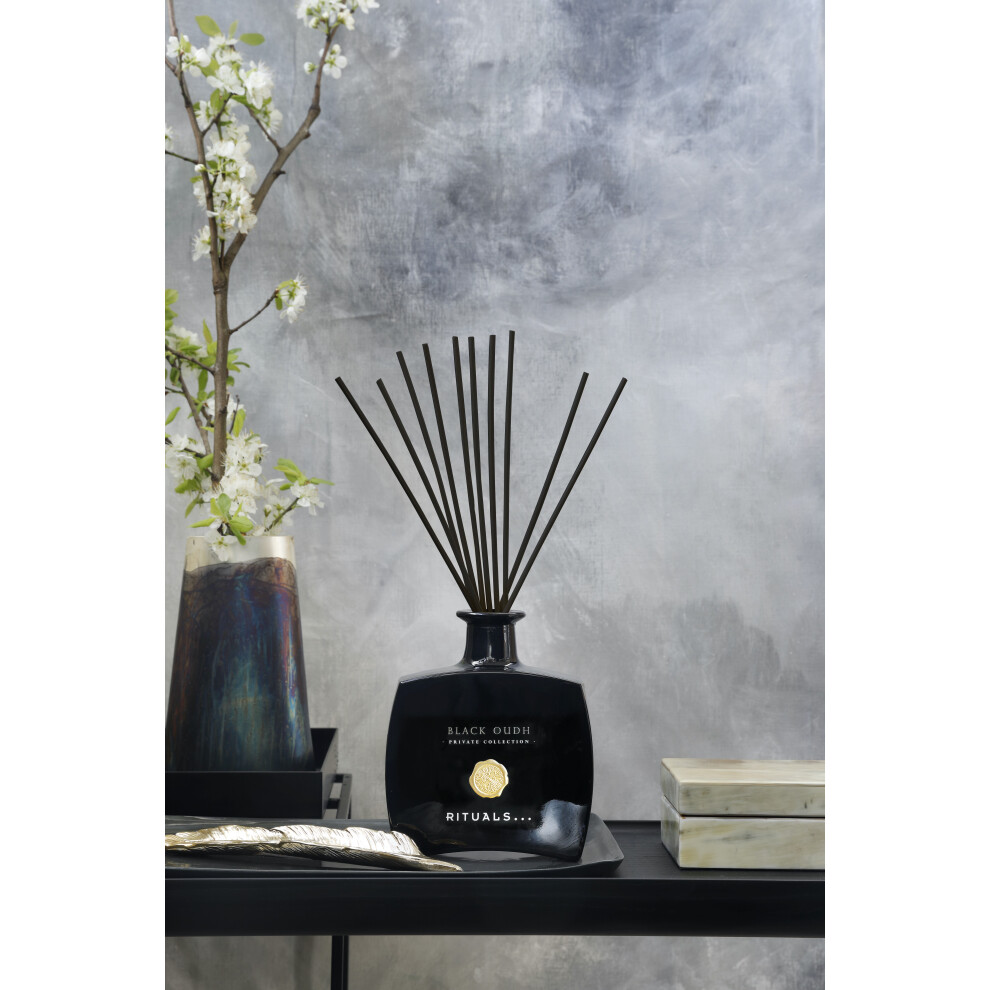 RITUALS BLACK OUDH FRAGRANCE PARFUME STICKS DIFFUSER 100ML NEW