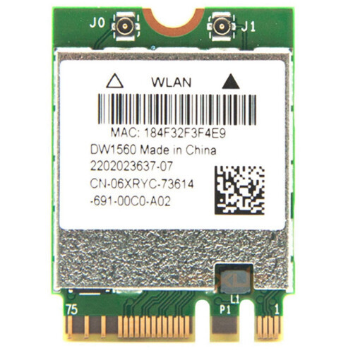 Bezdrôtová karta adaptéra M.2 Wifi BCM94352Z DW1560 2
