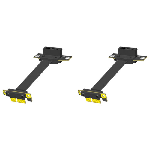 Predlžovací kábel PCIE 1X 90 stupňov, adaptér samec-samica, 10 cm