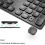Mini bezdrôtová Bluetooth klávesnica, telefón, tablet, biela 7