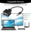 LAN Ethernet adaptér RJ45 samec na 2 samice rozbočovač 10