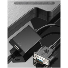 1080P HD VGA na kompatibilný s 3,5 mm audio káblovým adaptérom