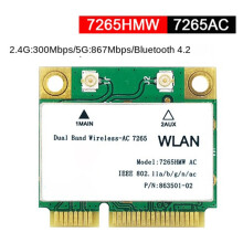 1200M WiFi dvojpásmový 2.4G adaptér pre Win7 Win8 Win10 Linux 8265HMW