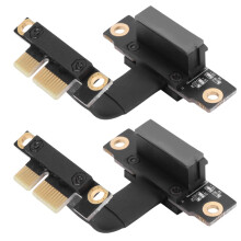 PCIE kábel Duálny 90-stupňový pravouhlý PCIe 3.0 x1 až 5 cm