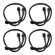 Modulárny napájací kábel PSU 8pin na duálny 8pinový (6+2) pinový PCIe