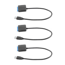 3X SATA na USB 3.0 2,5/3,5 HDD SSD konvertorový kábel pre pevný disk