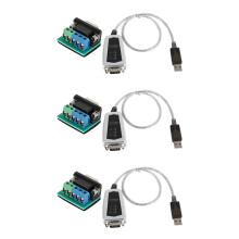3x adaptérový kábel s čipom pre sériový prevodník USB na RS485 a RS422