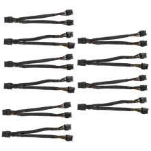 2PCS PCI Express napájací adaptér samica - duálny 2X 8-pinový (6+2) samec