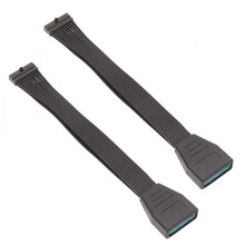 1 ks predlžovací kábel USB 3.0 20-pinový samec-samec pre základnú dosku - 15 cm