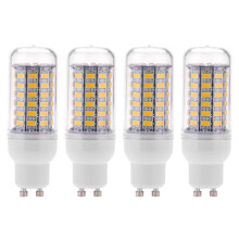 GU10 10W 5730 SMD 69 LED Mais Licht 360 Grad 200-240V Warmweiss