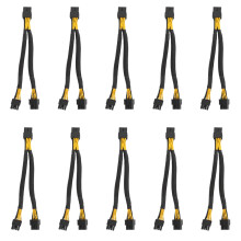 1 ks PCI Express napájací adaptér samica - duálny 2X 8-pinový (6+2) samec