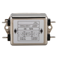 Výkonový filter CW4L2-20A-T Jednofázový AC 115V / 250V 20A 50/60HZ