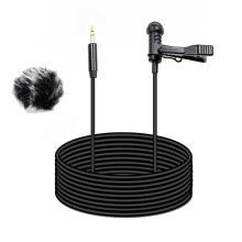 3,5 mm klopový mikrofón + vetruodolný kryt pre mikrofón 1,5 m