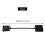 Adaptérový kábel DVI na VGA 1080P DVI-D 8